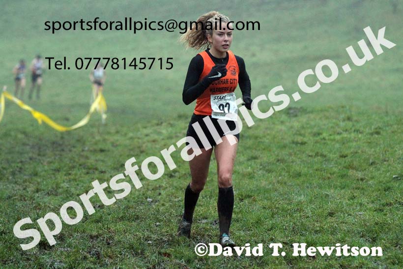 Womens under-17s and under-20s, NECAA Junior Cross Country Relays, Thornley Farm, Peterlee, Saturday, December 12th. Photo: David T. Hewitson/Sports for All Pics